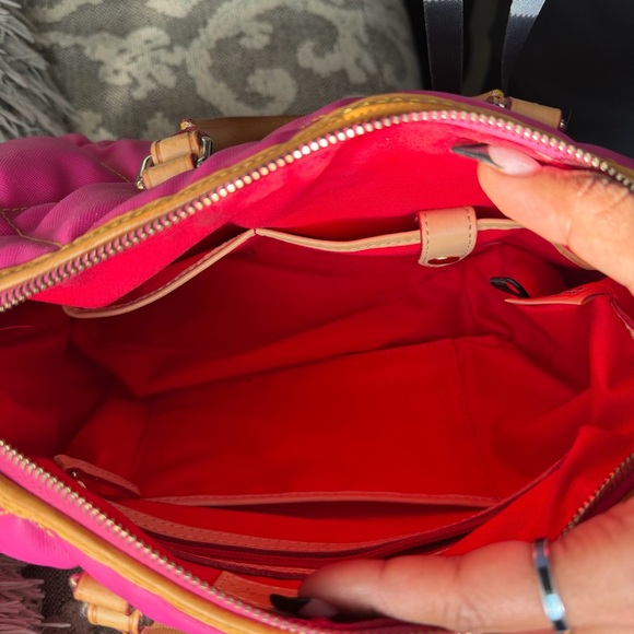 *Authentic* Dooney & Bourke Pink Quilted Bowling bag - Picture 10 of 13